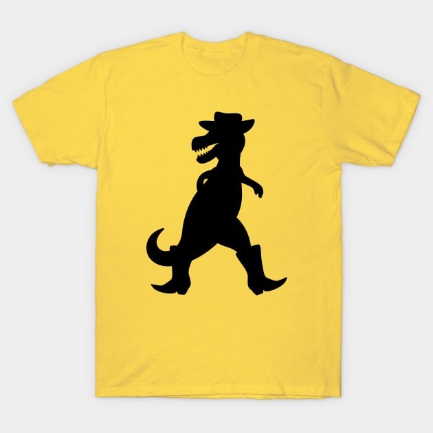 Cowboy T-rex T-Shirt by schlag.art